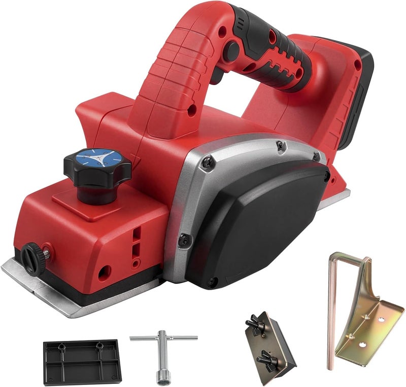 dcvbny Cordless Hand Planer for Milw-aukee Battery(Tool Only), 3-1/4" 15,000 RPM Brushless Wood Planer,Portable Electric Power Tool for Woodworking, Carpentry & DIY Projects - Image 1